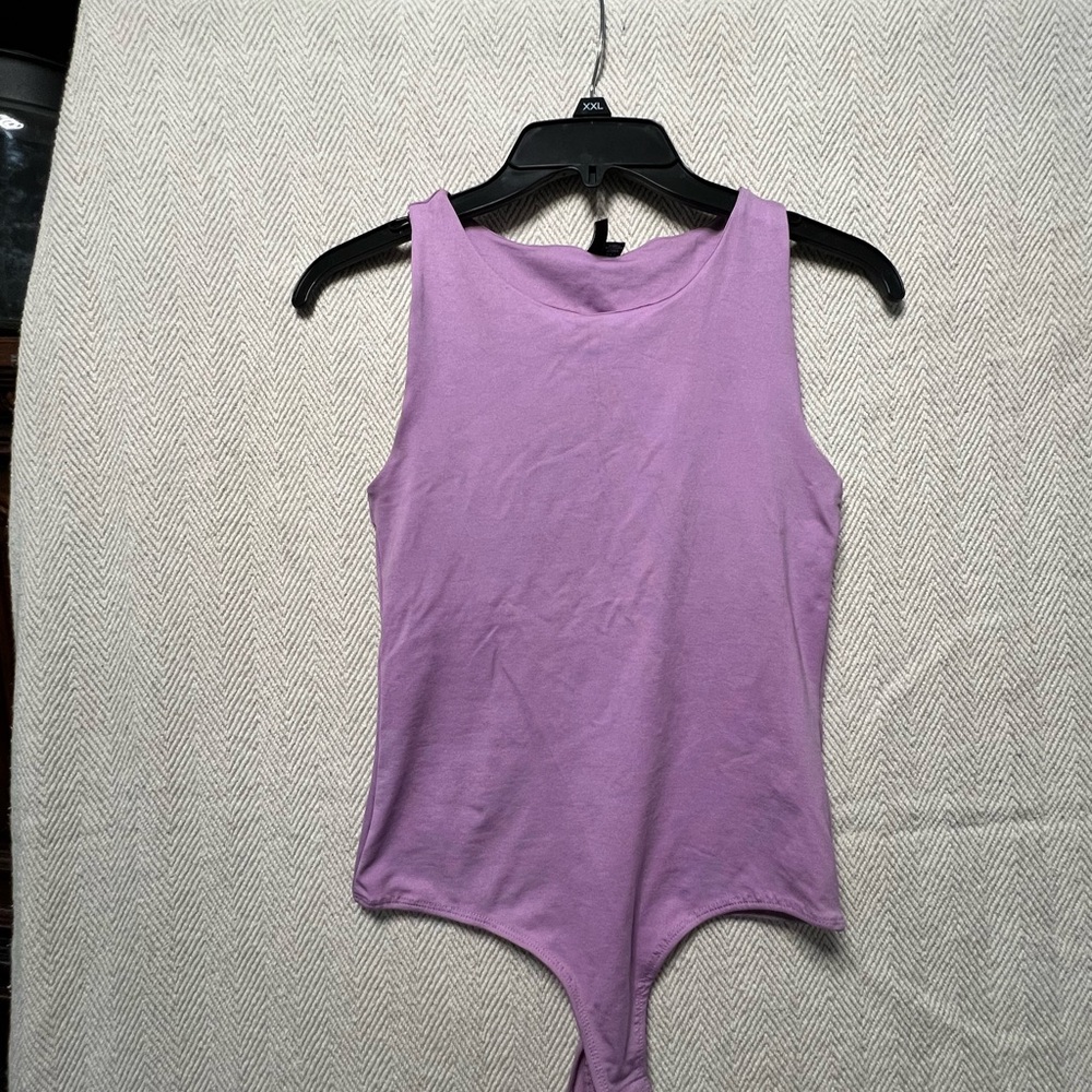 Halter Bodysuit Purple